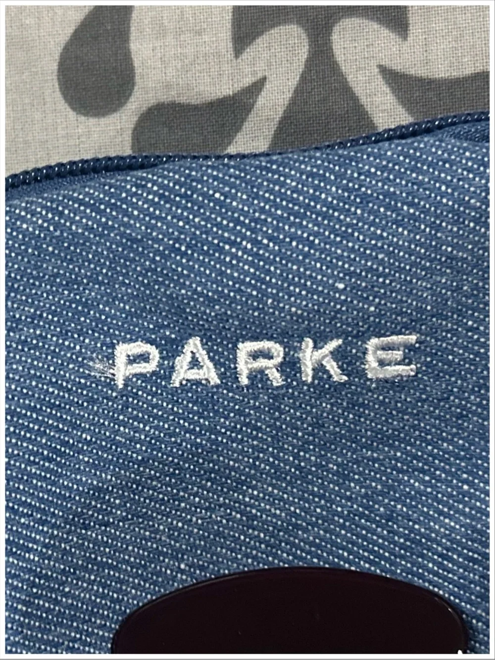 Parke Claw Clip on Holiday Drop Maroon NEW in BAG